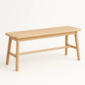 Holzbank Eiche Rechteckig 120x35x45 cm
